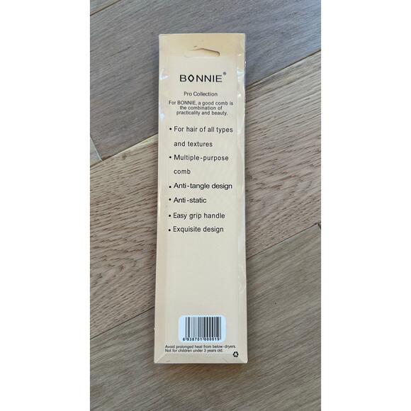 Bonnie Wigsbuy Anti-Static & Detangler Comb Brush Pink Purple NEW - Picture 2 of 2